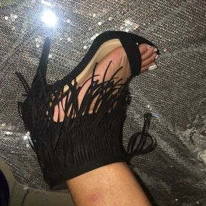 Fringe heels